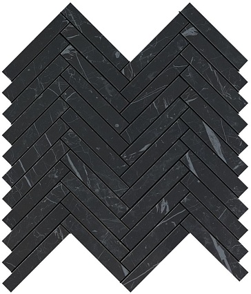 Мозаика Atlas Concorde Marvel Stone Nero Marquina  Herringbone Wall 30,5X30 см, 9SHN