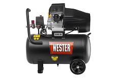 Компрессор Wester WK2200/50PRO поршневой масляный, 2200 Вт, 330л/мин, 8бар 631636