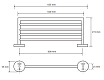 Полка для полотенец Bemeta Omega 104205082 65.5 см