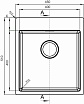 Кухонная мойка Florentina Логика-HM 45 см, сталь
