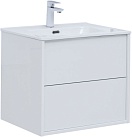 Тумба с раковиной Aquanet Lino (Flat) 60 см