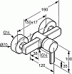 Смеситель для душа Kludi Zenta 388709175 белый