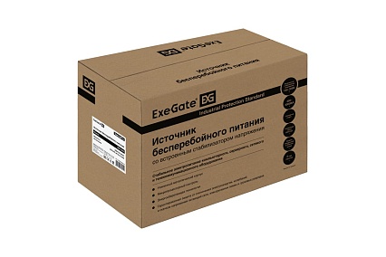 Источник бесперебойного питания Exegate SpecialPro UNB-2000.LED.AVR.4C13.RJ.USB 2000VA/1200W, 4C13, RJ45/11,USB, металлический корпус, Black 292608