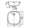 Раковина Arrow AP41011B 40 см белый