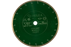 Диск алмазный сплошной (300х25,4 мм) CERAMICS MARBLE Solga Diamant 20000300