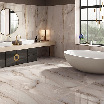 Керамогранит Laparet Onyx Smoke светло-серый 60x60 см