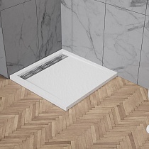 Поддон для душа BelBagno Due TRAY-BB-DUE-A-100-4-W0 100x100 белый