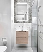 Тумба с раковиной BelBagno Etna 50 см, 2 ящика Rovere Grigio