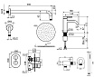 Душевой набор Plumberia IXO KITXOT18CR53 хром