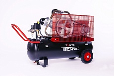 Компрессор Power Technic ременной, 220В, 3000Вт, 640 л/мин, ресивер 60 л ACB640/060