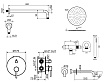 Душевой набор Plumberia IXO KITXO19NO260 черный матовый