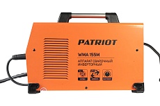 Сварочный инверторный полуавтомат Patriot WMA 155M MIG/MAG/MMA, Patriot (1165) 605302140