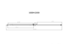 Душевая дверь Vincea Dice VDS-4D160CLGM 160x200 вороненая сталь, прозрачная