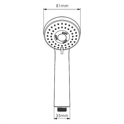 Душевой набор WasserKRAFT Wern A16421 никель