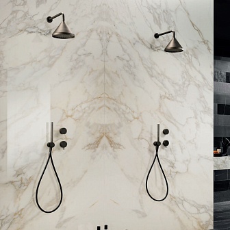 Керамогранит Italgraniti Marble Experience Calacatta Gold SQ. Lapp. Sat. 60x120 см, MB02BAI