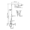 Душевая стойка WasserKRAFT A199.119.126.010.CH Thermo с термостатом, хром