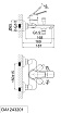 Смеситель для ванны D&K Bayern Arbeo DA1243201 с душем