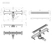 Душевой лоток Am.Pm MasterFlow W01SC-P11-060-01SB 60 см, комб.затвор, решетка хром матовый