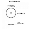 Раковина Melana MLN-7078AGW зеленый