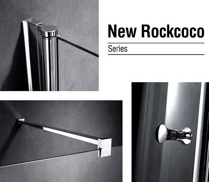 Душевой уголок Gemy New Rockcoco S03072B 90x90