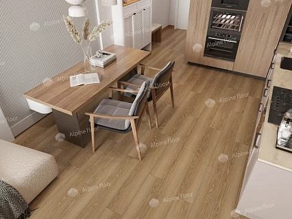 Виниловый ламинат Alpine Floor Easy Line New LVT Дуб Сантана 1219.2x184.15x3 мм, ECO 3-38