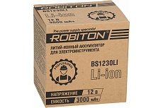 Аккумулятор BS1230LI (12 В, 3 Ач) для электроинструментов Bosch Robiton 16525