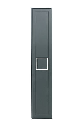 Шкаф пенал La Fenice Cubo 30 см серо-зеленый матовый FNC-05-CUB-G-30