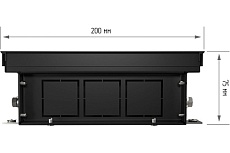 Внутрипольный конвектор Royal Thermo ATRIUM-75/200/2000-DG-U-NA НС-1477707