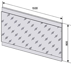 Зеркало Style Line Даллас 150x80 см белый СС-00002354