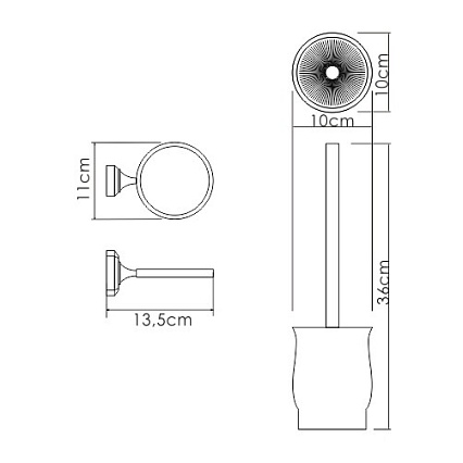 Ерш подвесной WasserKRAFT K-24127