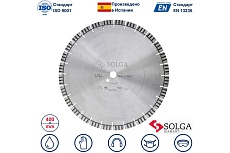 Диск алмазный сегментный (400х25,4/20 мм) PROFESSIONAL15 Solga Diamant 23117400