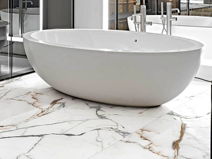 Керамогранит Rex Ceramiche Les Origines de Rex Or Glossy Ret 6 mm 60x120 см, 769986