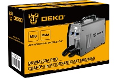 Сварочный полуавтомат Deko DKWM250A PRO MIG/MAG 250А 051-4687