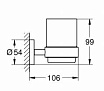 Стакан подвесной Grohe Essentials 40447001