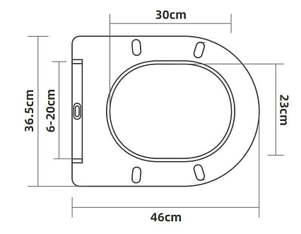 Подвесной унитаз Art&Max Gina AM218CHR безободковый