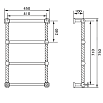 Полотенцесушитель электрический Migliore Edera 75x45 SX ML.EDR-EL.100.DO золото