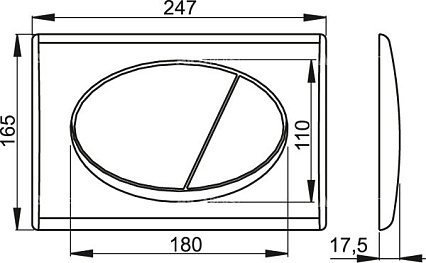 Инсталляция для унитаза AlcaPlast SET AM101/1120-3:1 RU M70-001 с белой кнопкой