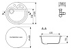 Кухонная мойка Ulgran Classic U-108-310 50.5 см серый