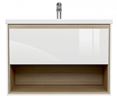Мебель для ванной Cersanit Louna 80 см белый