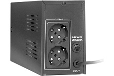 Источник бесперебойного питания Exegate Power Back BNB-600.LED.AVR.EURO &lt;600VA/360W, LED, AVR, 2 евророзетки, Black&gt; 244543