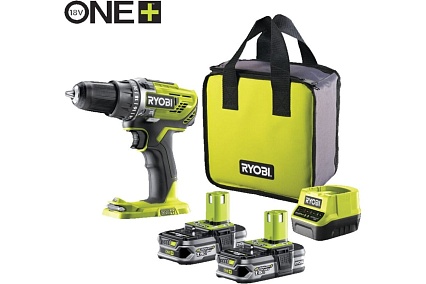 Дрель-шуруповерт Ryobi ONE+ R18DD3-215S 5133003774