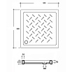 Поддон для душа RGW CR 90x90 19170199-01 керамический, белый