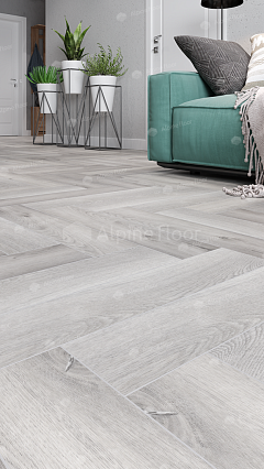 SPC ламинат Alpine Floor Parquet LVT Дуб Лейтена 590x118x2,5 мм, ECO 16-18