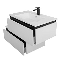 Тумба Cezares Slider 80 см Bianco Opaco SLIDER-800-1C-PI-BO