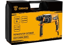 Сетевой перфоратор Deko DKH1200W в кейсе, 1200 Вт 063-4364