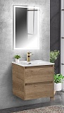 Мебель для ванной BelBagno Kraft 50 см, 2 ящика Rovere Nebrasca Nature