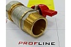 Кран шаровой для м/п труб PROFLINE цанга-штуцер 20x3/4 УТ-00036232