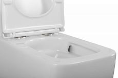 Подвесной унитаз Belbagno Luce BB076CH-TOR/SC безободковый, смыв Tornado, белый