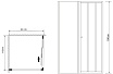 Душевой уголок Grossman Falcon GR-D110-P90Fa 110x90 прозрачный, хром
