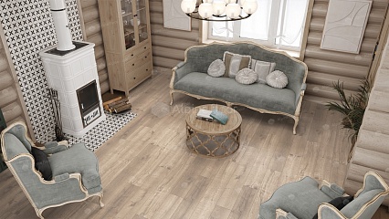 SPC ламинат Alpine Floor Real Wood Дуб Натуральный 1220x183x6,0 мм, ECO 2-5 MC